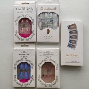 5 sets of nail kits
